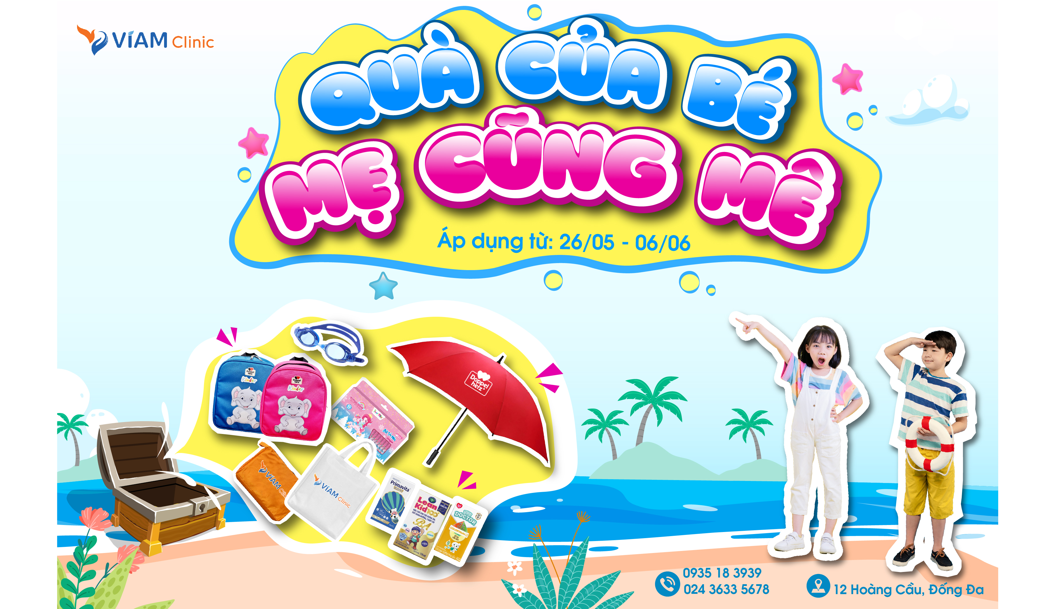 VIAM clinic tưng bừng mừng Tết thiếu nhi 2025